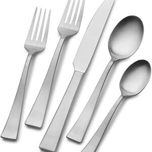 Mikasa 5149034 Britt 20-Piece Stainless Steel Flatware Set, Service for 4